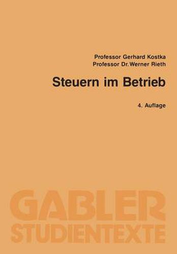 Cover image for Steuern Im Betrieb