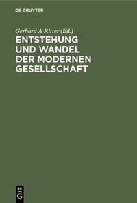 Cover image for Entstehung und Wandel der modernen Gesellschaft