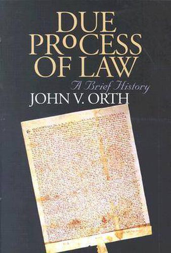 Cover image for Due Process of Law: A Brief History