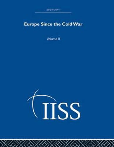 Cover image for Europe Since the Cold War: Volume 2