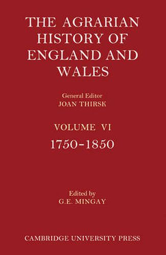 Cover image for The Agrarian History of England and Wales 2 Part Paperback Set: Volume 6, 1750-1850