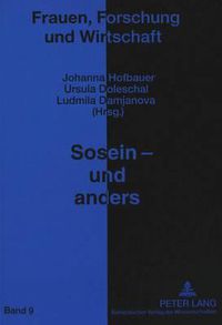 Cover image for Sosein - Und Anders: Geschlecht, Sprache Und Identitaet