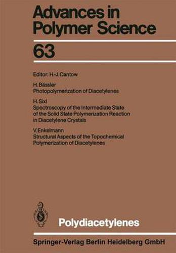 Cover image for Polydiacetylenes