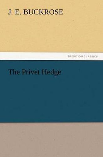 Cover image for The Privet Hedge