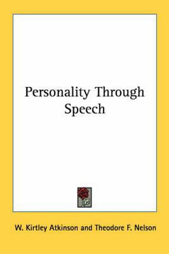 Cover image for Personality Through Speech