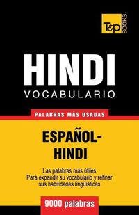 Cover image for Vocabulario Espanol-Hindi - 9000 palabras mas usadas