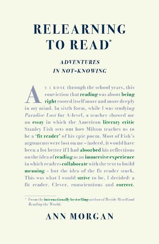 Cover image for Relearning to Read