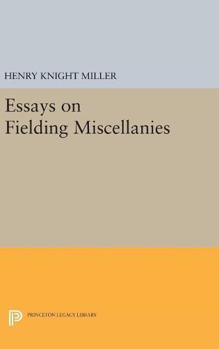 Cover image for Essays on Fielding Miscellanies