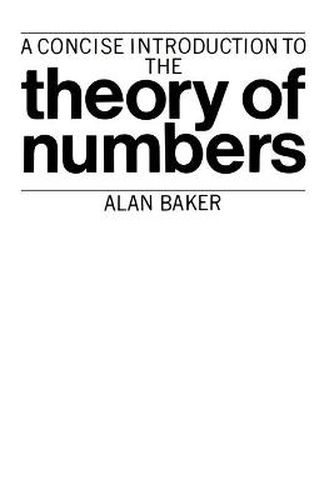 Cover image for A Concise Introduction to the Theory of Numbers