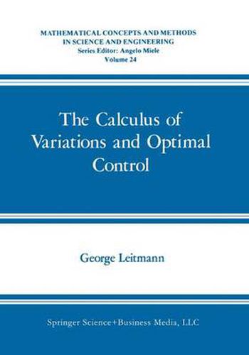 Cover image for The Calculus of Variations and Optimal Control: An Introduction