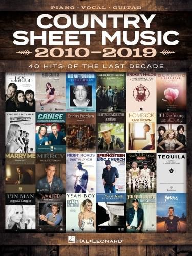 Cover image for Country Sheet Music 2010-2019