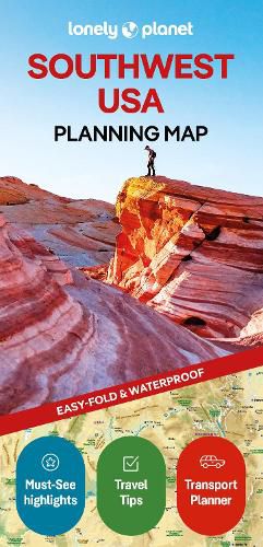 Cover image for Lonely Planet Southwest USA Planning Map