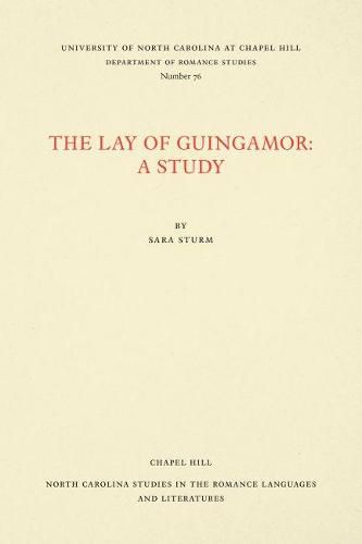 Cover image for The Lay of Guingamor: A Study