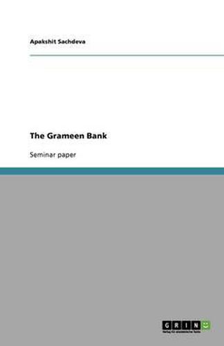 Cover image for The Grameen Bank
