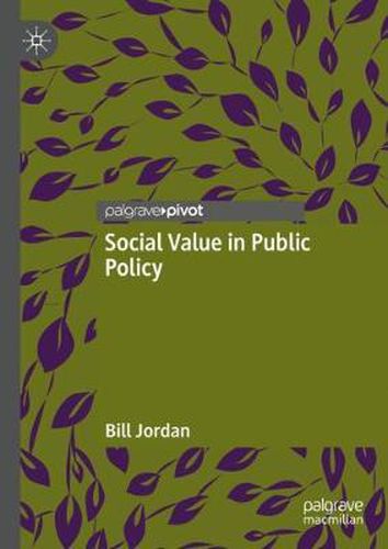 Cover image for Social Value in Public Policy