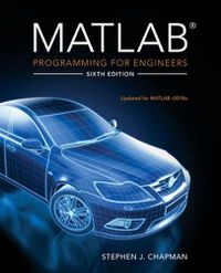 Cover image for MATLAB Programming for Engineers