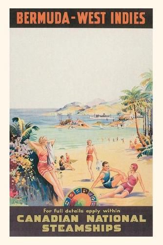 Cover image for Vintage Journal Bermuda-West Indies Travel Poster