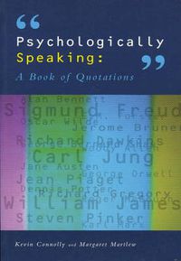 Cover image for Psychologically Speaking: A Book of Quotations
