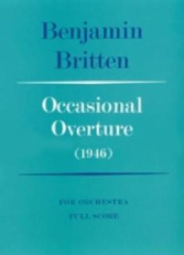 Occasional Overture: (Score)
