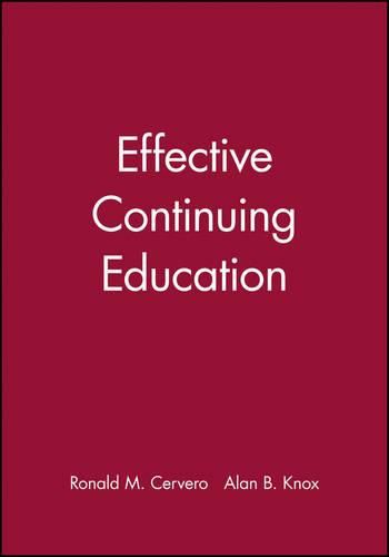 Cover image for Effective Continuing Education