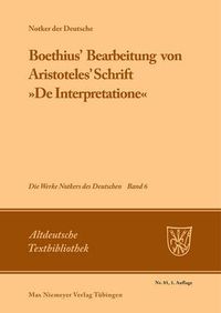 Cover image for Boethius' Bearbeitung Von Aristoteles' Schrift  De Interpretatione