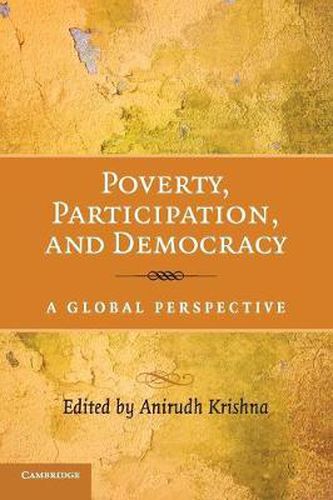 Cover image for Poverty, Participation, and Democracy: A Global Perspective