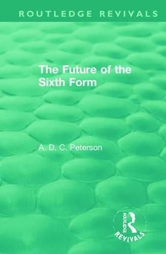 Cover image for The Future of the Sixth Form