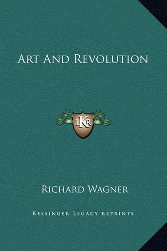 Cover image for Art and Revolution