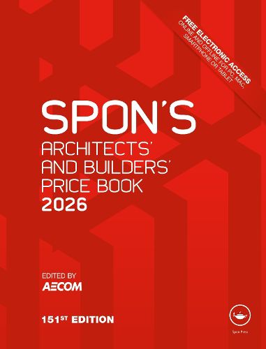 Cover image for Spon's Architects' and Builders' Price Book 2026