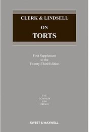 Cover image for Clerk & Lindsell on Torts