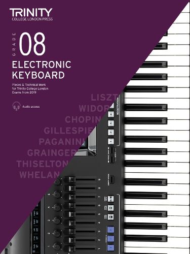 Cover image for Electronic Keyboard Exam Pieces & Technical Work 2019-2022: Grade 8