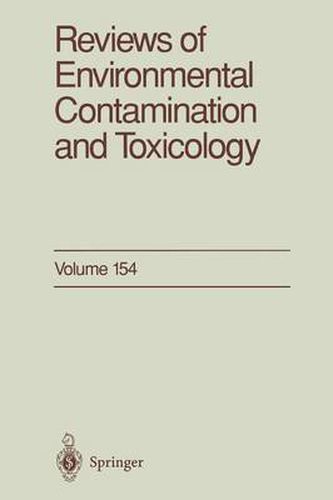 Cover image for Reviews of Environmental Contamination and Toxicology: Continuation of Residue Reviews