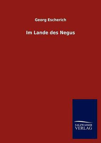 Cover image for Im Lande des Negus
