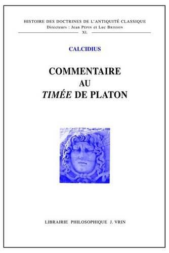 Cover image for Commentaire Au Timee de Platon