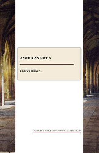 Cover image for American Notes