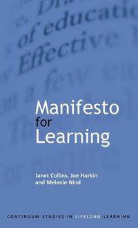 Cover image for Manifesto for Learning: Fundamental Principles