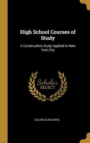 Cover image for High School Courses of Study