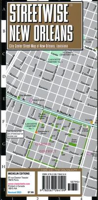 Cover image for Streetwise New Orleans Map- Laminated City Center Street Map of New Orleans, Louisiana