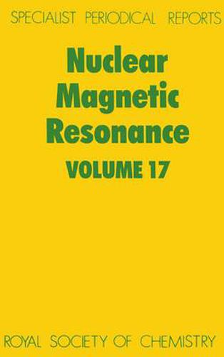 Cover image for Nuclear Magnetic Resonance: Volume 17