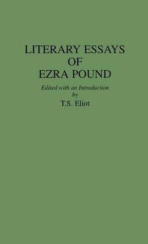 Literary Essays of Ezra Pound