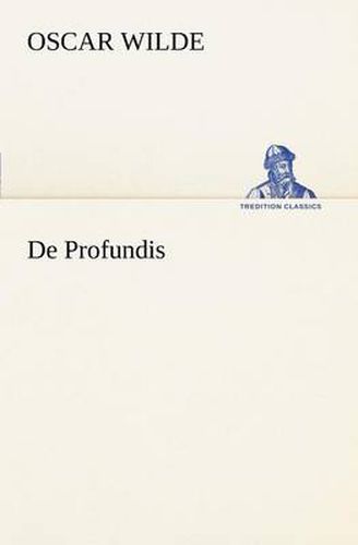 Cover image for de Profundis