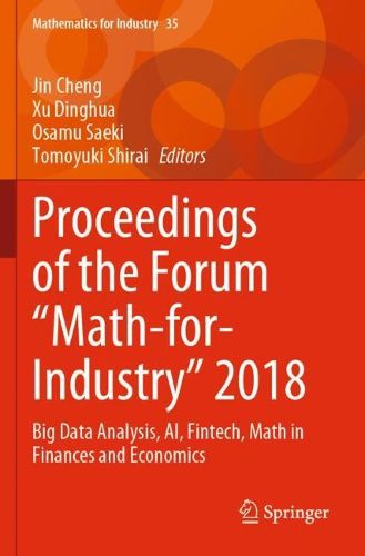 Cover image for Proceedings of the Forum "Math-for-Industry" 2018