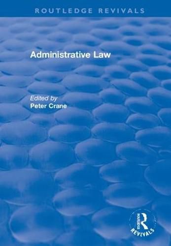 Cover image for Administrative Law