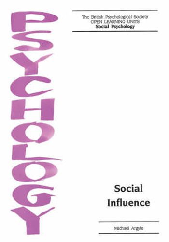 Cover image for Social Influence