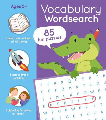Cover image for Vocabulary Wordsearch: Over 85 Fun Puzzles!