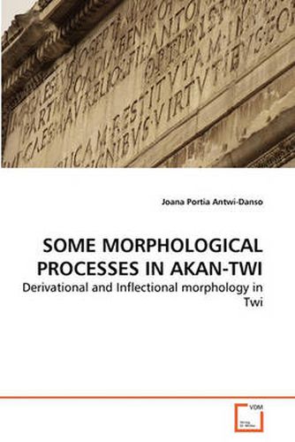 Cover image for Some Morphological Processes in Akan-Twi
