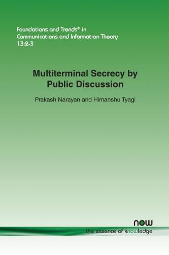 Cover image for Multiterminal Secrecy by Public Discussion