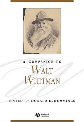 Cover image for A Companion to Walt Whitman