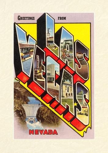 Cover image for Vintage Lined Notebook Greetings from Las Vegas, Nevada