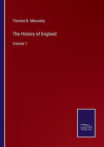 Cover image for The History of England: Volume 1